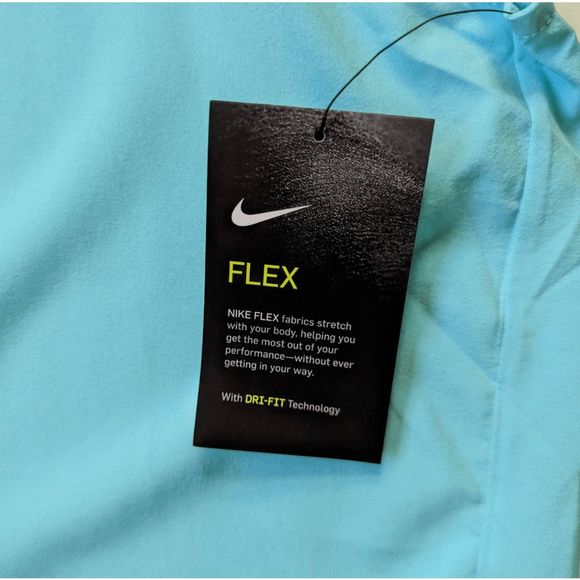 NEW Women's Small NIKE Flex Golf Dri-Fit Sleeveless Polo Top Blue AV3672 434 - Picture 3 of 3